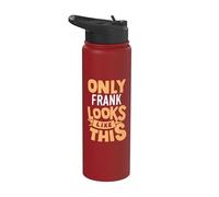 Solo Frank sembra questo divertente nome Frank Personalizied Stainless Steel Insulated Water Bottle