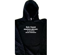 Solo i buoni muoiono giov Felpa con Cappuccio Simpatica