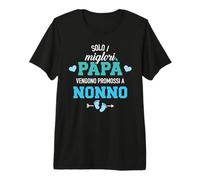 Solo I Migliori papà vengono promossi a Nonno Maglietta Premium