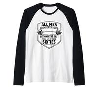 Solo i Migliori Uomini sollevano Pesi nei Loro Anni sessanta Palestra Vecchio Maglia con Maniche Raglan