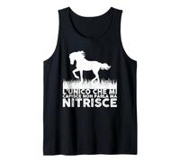 Solo Il Cavallo Mi capisce Equitazione Cavalli Divertente Canotta