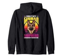 Solo Il Mio Pastore Tedesco Mi Capisce Felpa con Cappuccio