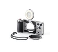 【Solo iPhone 17 Pro】 TELESIN Master Grip Set con C03 Luce Selfie