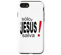 Solo Jesús Salva vidas, Salvación Espiritual Eterna Custodia per iPhone SE (2020) / 7/8