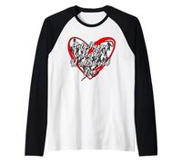 Solo le persone felici capiscono l'amore Maglia con Maniche Raglan