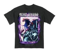 Solo Leveling S2 - Sung Jinwoo E Ombra Militare Licenza Adulto Nero Uomo T-Shirt