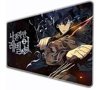 Solo Leveling XXL Anime MousePad Large Mouse Pad | Anti slip Desktop Pad | Precise Control Gaming MousePad | PC Computer Keyboard Desktop Pad Home Office Large size (D, 90×40cm)