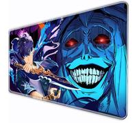 Solo Leveling XXL Anime MousePad Large Mouse Pad | Anti slip Desktop Pad | Precise Control Gaming MousePad | PC Computer Keyboard Desktop Pad Home Office Large size (A, 90×40cm)