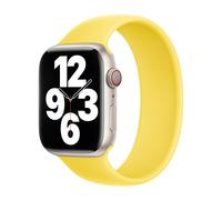 Solo Loop in silicone per Apple Watch | 38/40/41/42 mm - Misura 8 - Giallo Ca...
