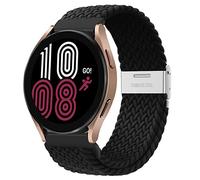 Solo Loop Intrecciato Compatibile per Samsung Galaxy Watch 3 45mm/Galaxy Watch 46mm/Gear S3 Frontier Classic/for Fossil Gen 6/5E 44mm/Gen 5 LTE/Carlyle Cinturino in Nylon Elastico 22mm