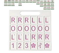 Solo Mahjong Board - 24 Slots Practice Learning Board