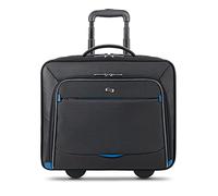 Solo New York Active Rolling Overnight Laptop Bag. Business Travel Rolling Overnighter Case for Women and Men. Fits up to 16 inch laptop - Black, 15" x 16" x 7" (TCC902-4/20)