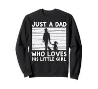 Solo papà Che AMA la Sua Bambina Festa del papà papà papà Felpa