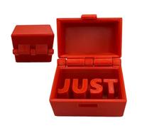 Solo per il caso, scherzo gag, scatola di Halloween | Prank Stuff Just in Case Box, Weird Stuff Decorazione da scrivania, piccola scatola con parola, scatola del tesoro, gag divertente, decorazione