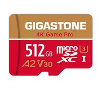 【Solo per Switch 1】GIGASTONE MicroSDXC 512 GB 4K Game Pro, A2 U3 V30, fino a 100 MB/s,Specialmente per GoPro Drone Switch 1, con adattatore【Recupero dati gratuito per 5 anni】