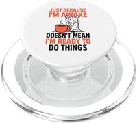 Solo perché sono sveglio non significa che sono pronto a fare le cose PopSockets PopGrip per MagSafe