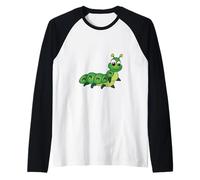 Solo Qualcuno Che AMA bruchi Caterpillar Chrysalis Maglia con Maniche Raglan