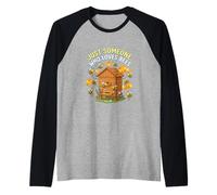 Solo Qualcuno Che AMA Le api Apicoltore Maglia con Maniche Raglan