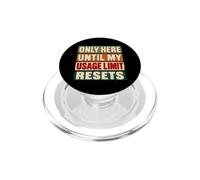 Solo qui fino al mio limite di utilizzo ripristina programmatore AI Coder PopSockets PopGrip per MagSafe