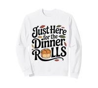 Solo Qui per Gli Amanti della Cena del Ringraziamento con panini Felpa