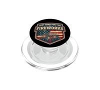Solo qui per i fuochi d"artificio 4 luglio americano USA Vintage PopSockets PopGrip per MagSafe