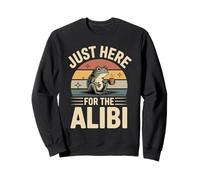 Solo Qui per The Alibi Frog Retro Felpa