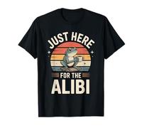 Solo Qui per The Alibi Frog Retro Maglietta
