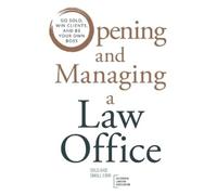 Solo Small Firm Section Cla Renee N G Stackhouse Opening and Managi (Tascabile)