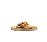 SOLO SOPRANI BEACH SANDALI INFRADITO IN GOMMA DA MARE PISCINA 519N11 BEIGE FIORI