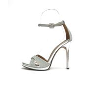 SOLO SOPRANI SCARPE DONNA SANDALI CON TACCO ALTO E PLATEAUX SA 306 GREY