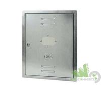 SOLO SPORTELLO IN LAMIERA ZINCATA PER CONTATORI GAS 60X40 CM CON CHIAVE
