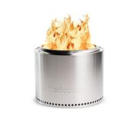 Solo Stove Bonfire 2.0, Smokeless Fire Pit | Wood Burning Fireplaces with Removable Ash Pan, Portable Outdoor Firepit - Ideal for Camping, Stainless Steel, H: 14 in x Dia: 19.5 in, 20 lbs Argento