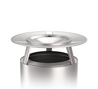 Solo Stove Deflettore di Calore per Bonfire, Con 3 Piedini Separabili, Accessorio per Braciere Bonfire, Cattura e Direziona l'aria Calda, Acciaio Inossidabile, Altezza: 25,4cm, Diametro: 63,5cm, 3kg