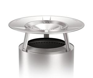Solo Stove Deflettore di Calore per Bonfire, Con 3 Piedini Separabili, Accessorio per Braciere Bonfire, Cattura e Direziona l'aria Calda, Acciaio Inossidabile, Altezza: 25,4cm, Diametro: 63,5cm, 3kg