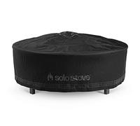 Solo Stove Protezione per Surround, Grande | Copertura Protettiva per Tavolo Surround, Resistente alle intemperie, Fondo in PVC/staffe di Supporto in Alluminio, Dimensioni (hxd): 53 x 137,5 cm, Nero