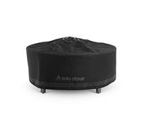 Solo Stove Protezione per Surround, piccola | Copertura protettiva per tavolo Surround, resistente alle intemperie, fondo in PVC/staffe di supporto in alluminio, dimensioni (hxd): 53 x 111 cm, nero