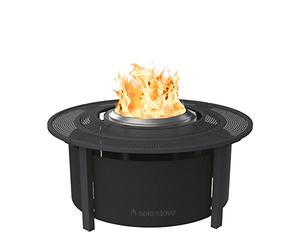 Solo Stove Tavolo Surround per braciere, piccolo | Rialzo per bracieri a legna Ranger e Bonfire, acciaio verniciato a polvere/Tessuto per esterni resistente ai raggi UV, dimensioni (hxd): 51 x 107 cm