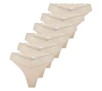 Solo Stringhe Da Donna, Confezione Da 6 - ONLCHLOE LACE THONG, Pizzo