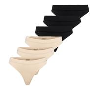 Solo Stringhe Donna, Confezione Da 6 - Onlvicky Rib Thong, Righe
