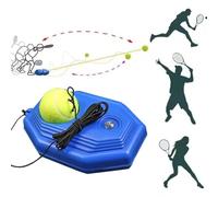 Solo Tennis Trainer Rimbalzo per l'allenamento a casa, con base robusta e rivestimento per bambini e adulti per migliorare i colpi in giardino o sul vialetto