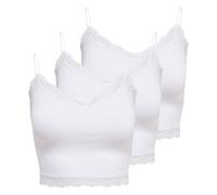 Solo Top Corto Da Donna 3 Pezzi - ONLVICKY PIZZO TOP CORTO SENZA CUCITURE