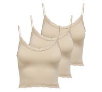 Solo Top Corto Da Donna 3 Pezzi - ONLVICKY PIZZO TOP CORTO SENZA CUCITURE