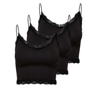 Solo Top Corto Da Donna 3 Pezzi - ONLVICKY PIZZO TOP CORTO SENZA CUCITURE