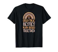Solo True Besties Gioca a Bingo Insieme Bohemian Rainbow Maglietta