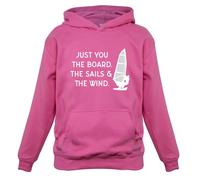 Solo Tu, Le Vele E Il Vento - Felpa Per Bambini - Windsurf Windsurfing