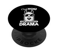 Solo tu puoi prevenire un dramma - Divertente lama di alpaca PopSockets PopGrip Adesivo