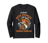 Solo Un Altro bevitore di Birra con Un Problema di Pesca Maglia a Manica
