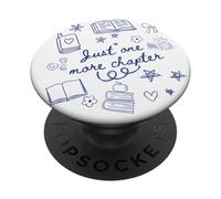 Solo un altro capitolo carino scarabocchio amante libro grafico PopSockets PopGrip Adesivo