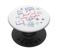 Solo un altro capitolo carino scarabocchio amante libro grafico PopSockets PopGrip Adesivo