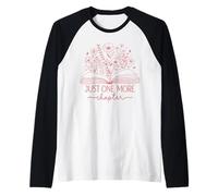 Solo un altro capitolo del libro libraico che legge Botanical Rose Maglia con Maniche Raglan